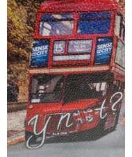 YNOT YESBAG Geantă de umăr imprimată Strada Londrei - Genți femei - 3