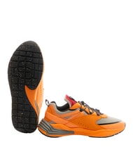 PIQUADRO CORNER 2.0 SPECIALE 2 Adidași din țesătură reciclată ORANGE - Pantofi bărbați - 4