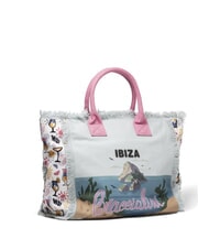 BRACCIALINI SUMMER Geantă tote din pânză cu imprimeu Ibiza - Genți femei - 2
