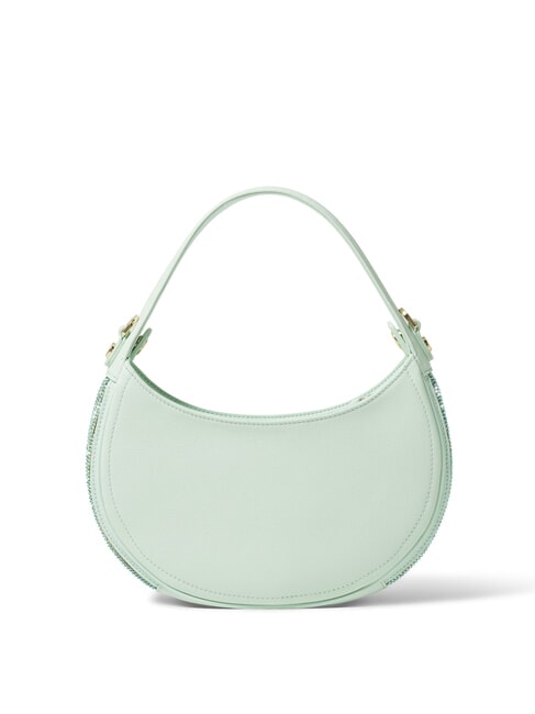 KIM Geantă de subraț cu plasă metalică ceresc - Genți femei