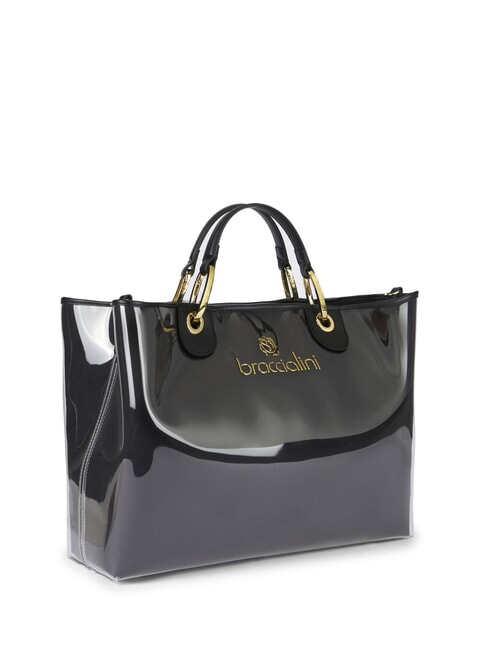 BETH JELLY Geantă strălucitoare cu husă negru - Genți femei