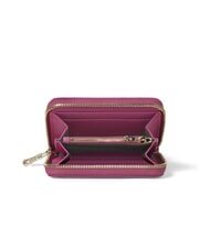 BRACCIALINI BASIC Portofel mic din piele cu fermoar roșu - Portofele femei - 2