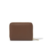 BRACCIALINI BASIC Portofel mic din piele cu fermoar maro - Portofele femei - 3
