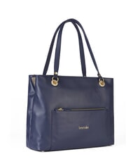 BRACCIALINI NORA Geantă de umăr din piele cu buzunar - Genți femei