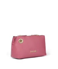 BRACCIALINI NORA Geantă mică de umăr din piele roșu - Genți femei - 2