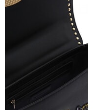 BRACCIALINI ROCK Geantă convertibilă cu clapă negru - Genți femei - 4