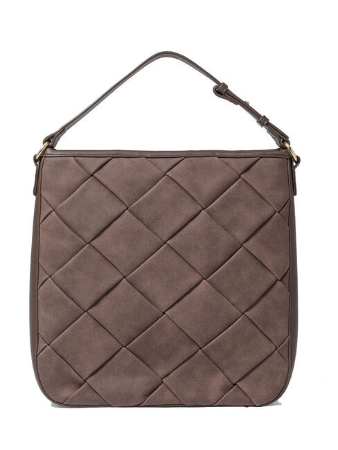 ICONS Geantă de umăr hobo cu curea de umăr maro - Genți femei