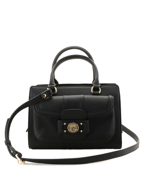 CHAIN Geantă de mână cu curea dublă de umăr negru - Genți femei