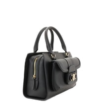 BRACCIALINI CHAIN Geantă de mână cu curea dublă de umăr negru - Genți femei - 4