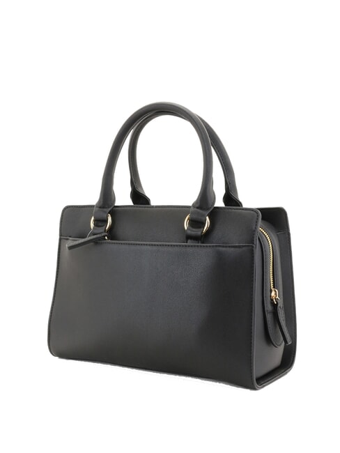 CHAIN Geantă de mână cu curea dublă de umăr negru - Genți femei