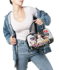 BRACCIALINI CARTOLINE Geantă de umăr cu curea de umăr multi - Genți femei - 5