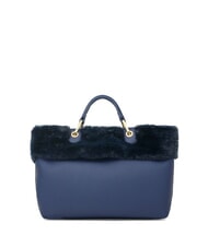 BRACCIALINI BETH FUR Geantă de mână cu clutch albastru - Genți femei - 4