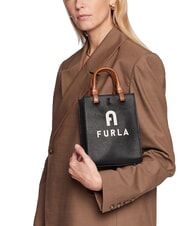 FURLA VARSITY STYLE Geanta verticala din piele cu curea de umar negru - Genți femei - 5