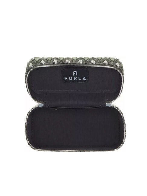 OPPORTUNITY Geantă de mână din material jacquard tonuri de cactus - Genți femei