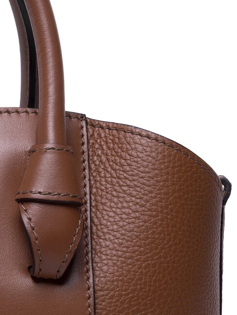 MIASTELLA Geantă tote cu imprimeu Roma coniac - Genți femei