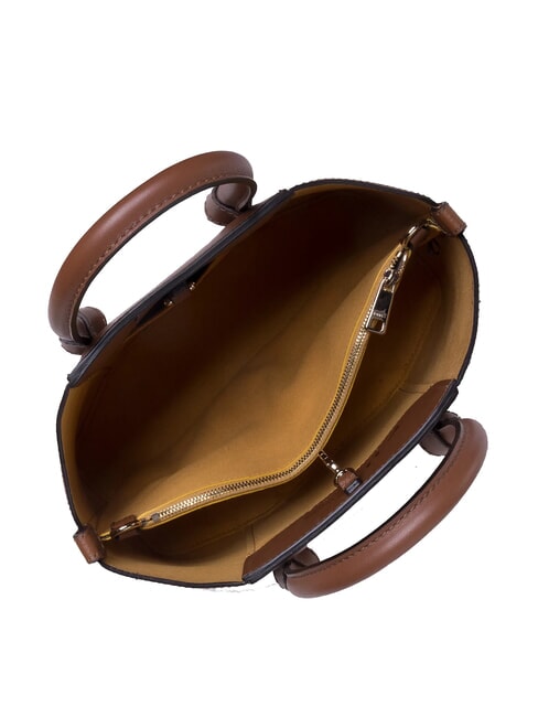 MIASTELLA Geantă tote cu imprimeu Roma coniac - Genți femei