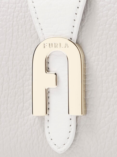 SOFIA GRAINY Portofel mediu din piele de vițel perlă și + marmură c + talc h - Portofele femei