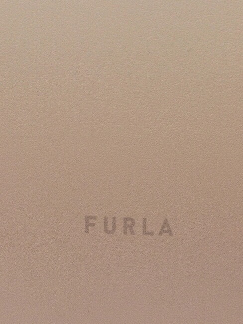 UNICA Geantă de umăr din piele tonuri de marshmallow - Genți femei