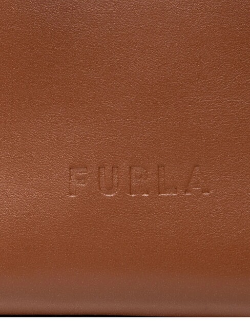 MIASTELLA Geantă mică din piele coniac - Genți femei