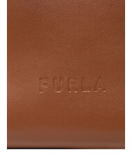 FURLA MIASTELLA Geantă mică din piele coniac - Genți femei - 3