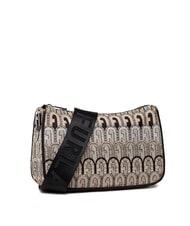 FURLA MOON Geantă mini din material jacquard deșert + tonuri negre - Genți femei - 2