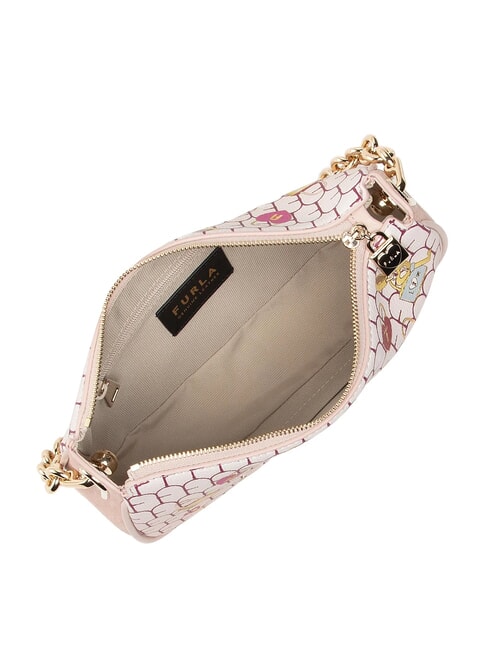 MOON Geantă mică de umăr din piele tonuri bune - Genți femei