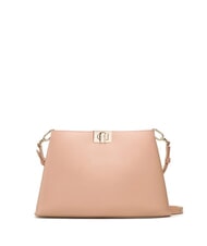 FURLA FLEUR Geantă de umăr din piele cu curea de umăr cameeuri - Genți femei - 3