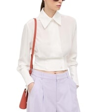 FURLA FLEUR Geantă de umăr din piele de vițel scorţişoară - Genți femei - 5