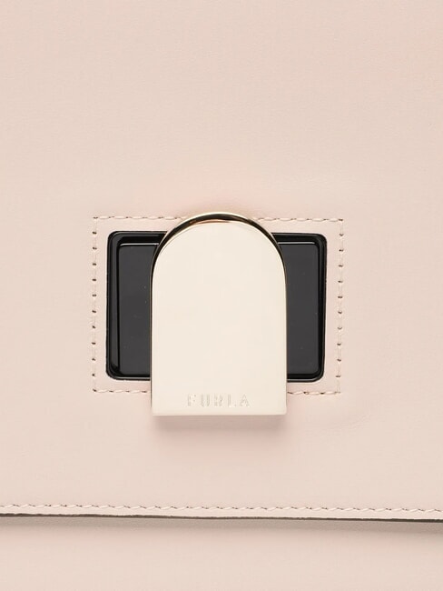 EMMA Geanta de mana, cu bareta de umar, din piele balerină - Genți femei