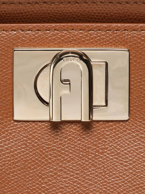 1927 Geanta mini din piele cu imprimeu Ares coniac - Genți femei