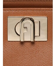 FURLA 1927 Geanta mini din piele cu imprimeu Ares coniac - Genți femei - 3