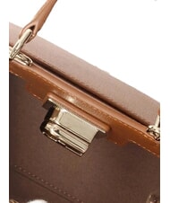 FURLA 1927 Geanta mini din piele cu imprimeu Ares coniac - Genți femei - 4