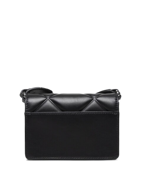 1927 Mini geanta din piele matlasata negru - Genți femei