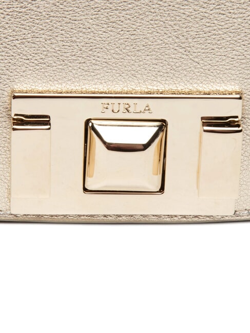 MIMI" Geantă de umăr convertibilă culoare platină - Genți femei