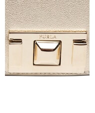 FURLA MIMI" Geantă de umăr convertibilă culoare platină - Genți femei - 3