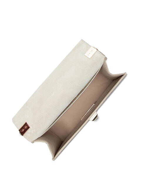 MIMI" Geantă de umăr convertibilă culoare platină - Genți femei