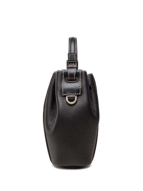 MIASTELLA Mini găleată manuală, cu curea de umăr negru - Genți femei