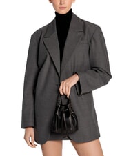 FURLA MIASTELLA Mini găleată manuală, cu curea de umăr negru - Genți femei - 6