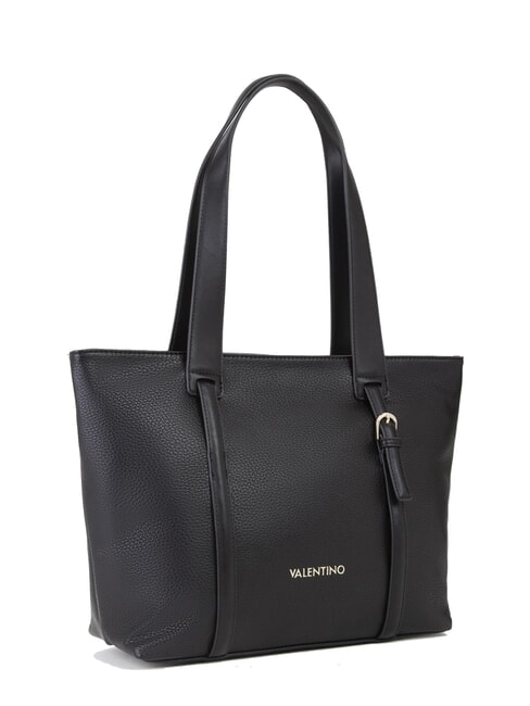 WAMY RE Geantă de cumpărături de umăr negru - Genți femei