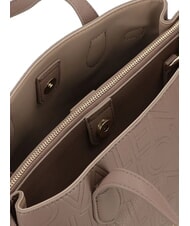 MARIO VALENTINO PANSY Geantă de mână cu două bretele de umăr taupe - Genți femei - 5