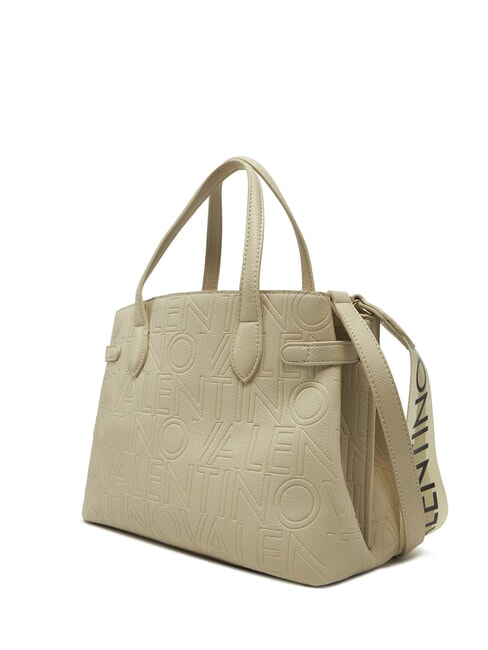 PANSY Geantă de mână cu două bretele de umăr ecru - Genți femei