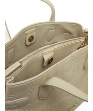 MARIO VALENTINO PANSY Geantă de mână cu două bretele de umăr ecru - Genți femei - 6