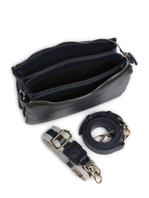 ZERO RE Geantă multifuncțională cu imprimeu saffiano albastru miezul nopții - Genți femei