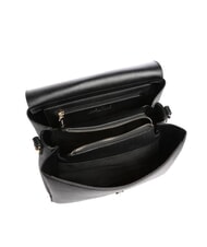 MARIO VALENTINO ALEXIA Geantă cu logo metalic pe curea de umăr negru - Genți femei - 4