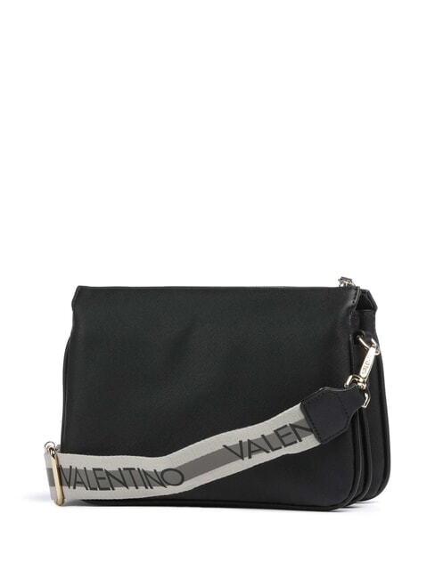 ZERO RE Geantă multifuncțională cu imprimeu saffiano negru - Genți femei