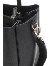 MARIO VALENTINO ALEXIA Geantă de m&acirc;nă cu curea de umăr cu logo negru - Genți femei - 3