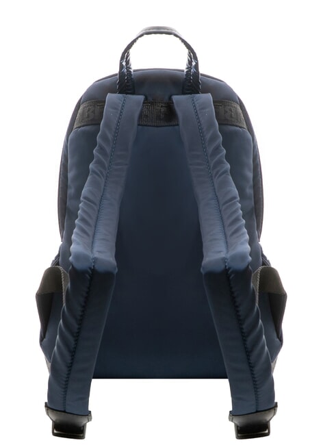 PADDED NYLON Rucsac cu logo cu strasuri BLUE - Genți femei