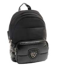 BLAUER PADDED NYLON Rucsac cu logo cu strasuri BLACK - Genți femei - 2