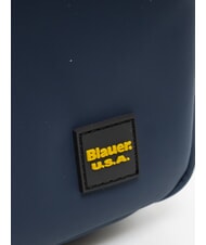 BLAUER RUBBER Geantă de m&acirc;nă cauciucată pentru bărbați BLUE - Husă pentru tabletă și organizator - 3