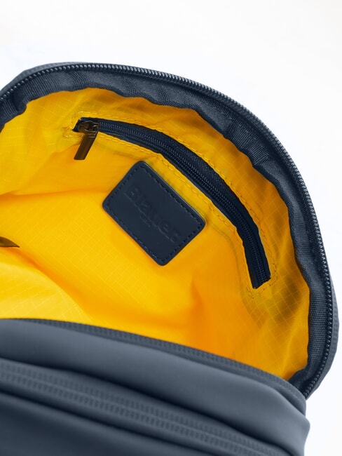 RUBBER Geantă de m&acirc;nă cauciucată pentru bărbați BLUE - Husă pentru tabletă și organizator